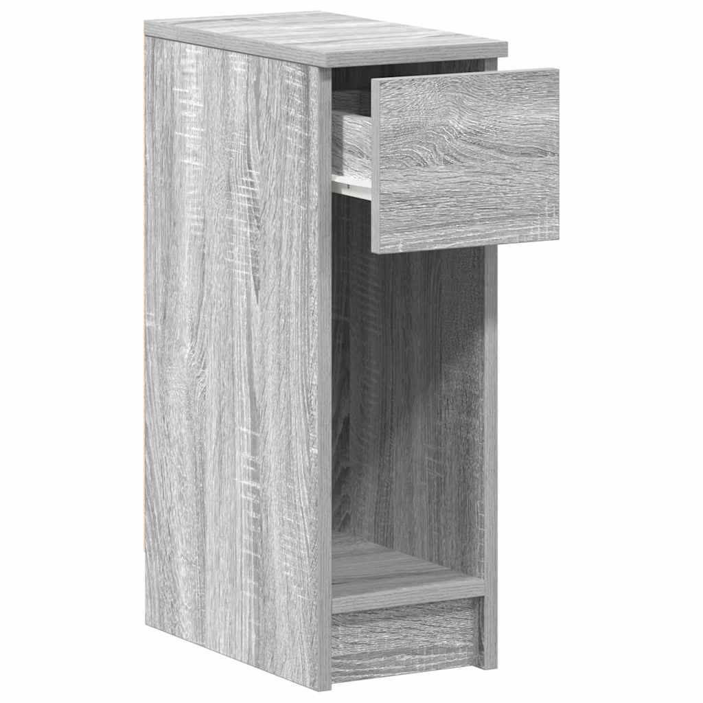Tables de chevet avec tiroir 2 pcs sonoma gris 20x36x60 cm - XIOS