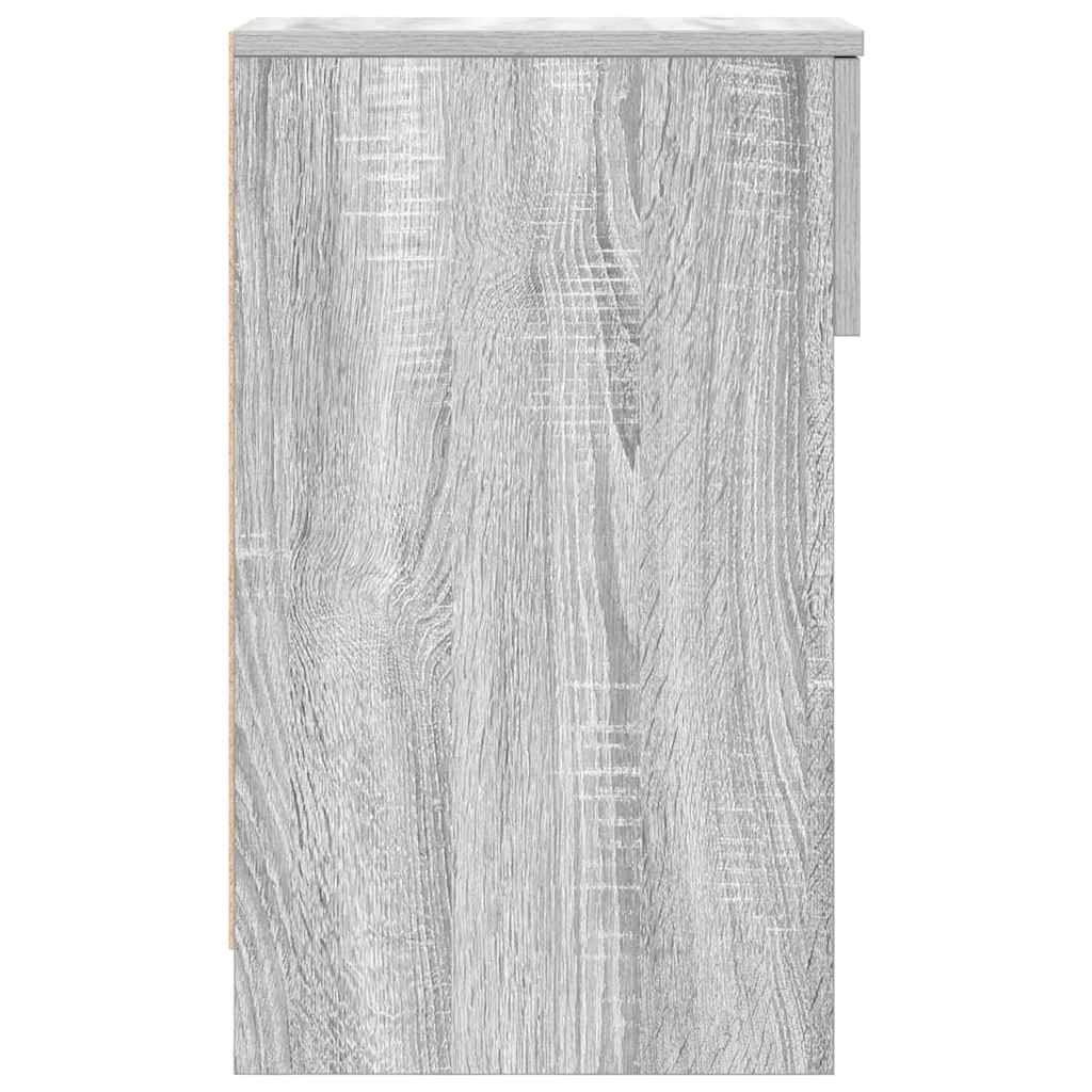 Tables de chevet avec tiroir 2 pcs sonoma gris 20x36x60 cm - XIOS