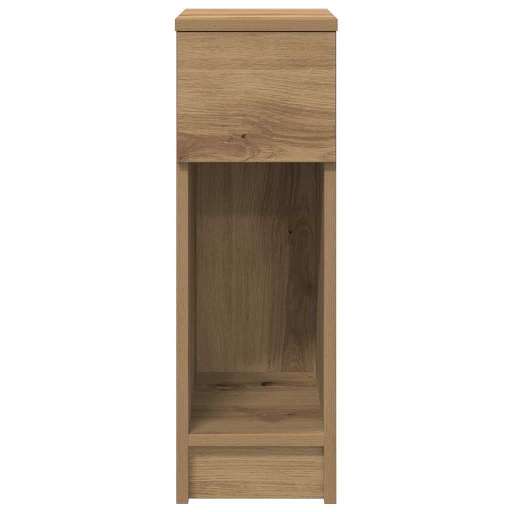 Tables de chevet avec tiroir 2 pcs chêne artisanal 20x36x60 cm - XIOS
