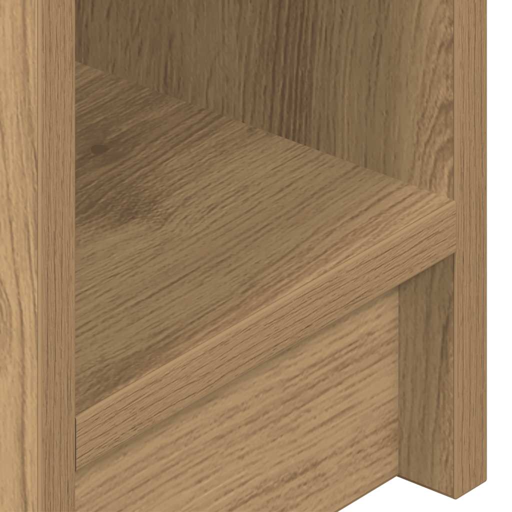 Tables de chevet avec tiroir 2 pcs chêne artisanal 20x36x60 cm - XIOS