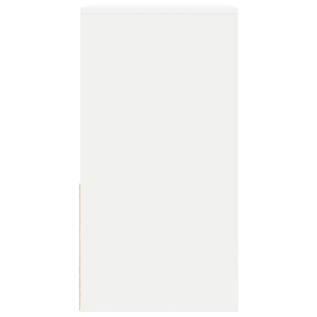 Tables de chevet avec tiroir 2 pcs blanc 35x34x66,5 cm - XIOS