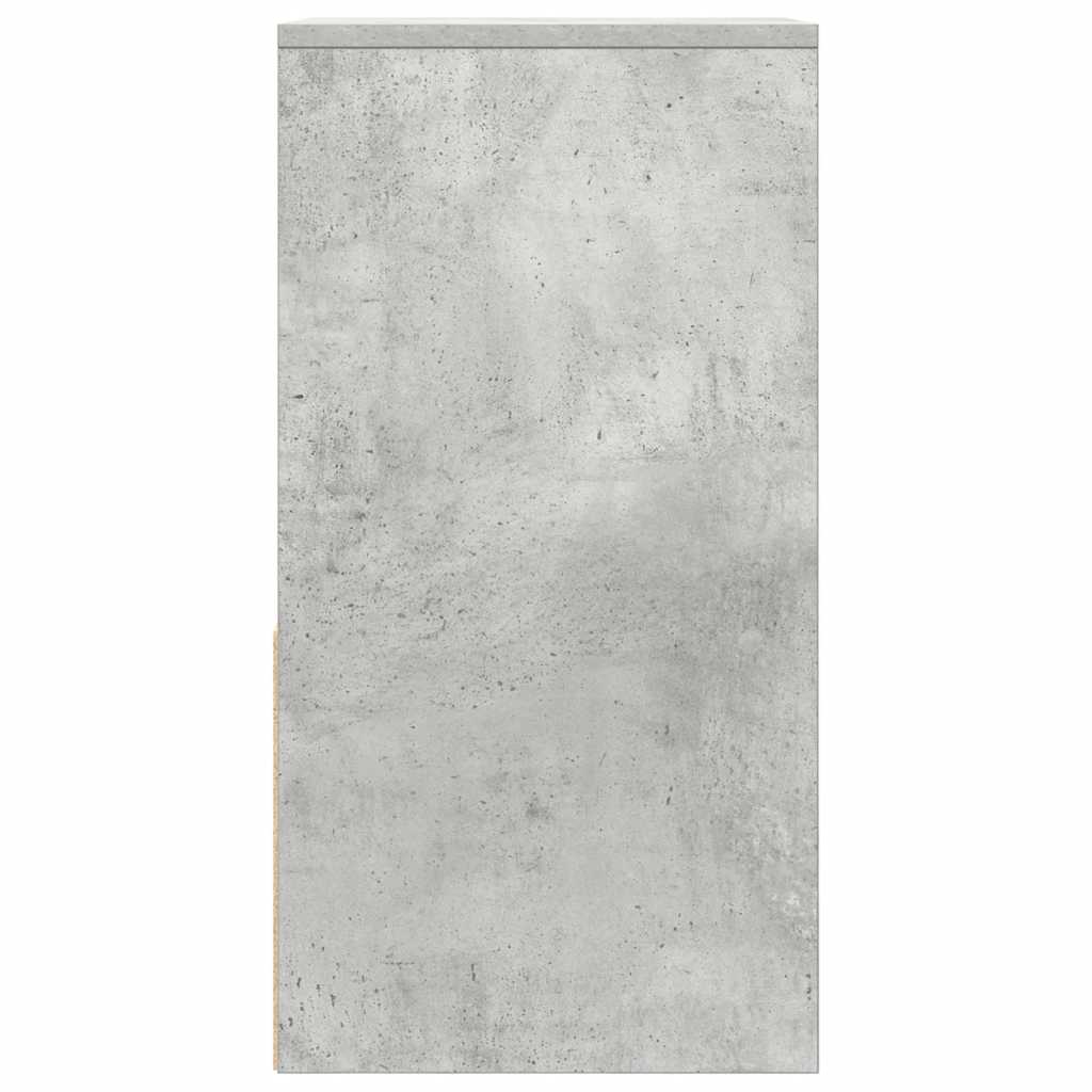 Tables de chevet avec tiroir 2 pcs gris béton 35x34x66,5 cm - XIOS
