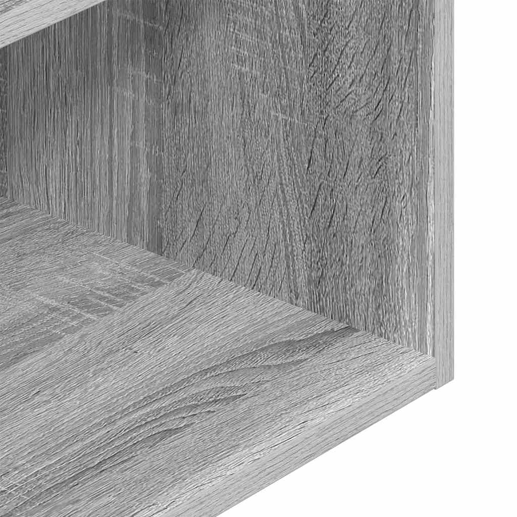 Tables de chevet avec tiroir 2 pcs sonoma gris 35x34x66,5 cm - XIOS
