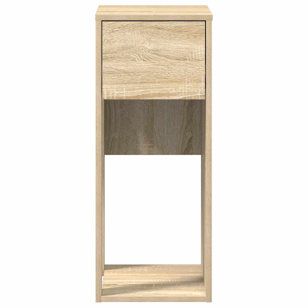 Support de tour d'ordinateur et tiroir chêne sonoma 30x44x74 cm - XIOS