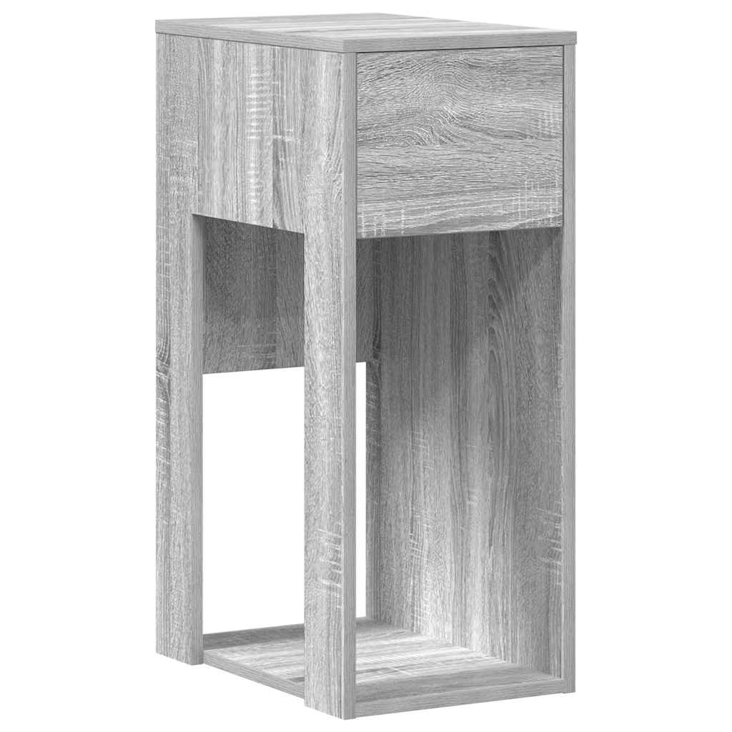 Support de tour d'ordinateur et tiroir sonoma gris 30x44x74 cm - XIOS