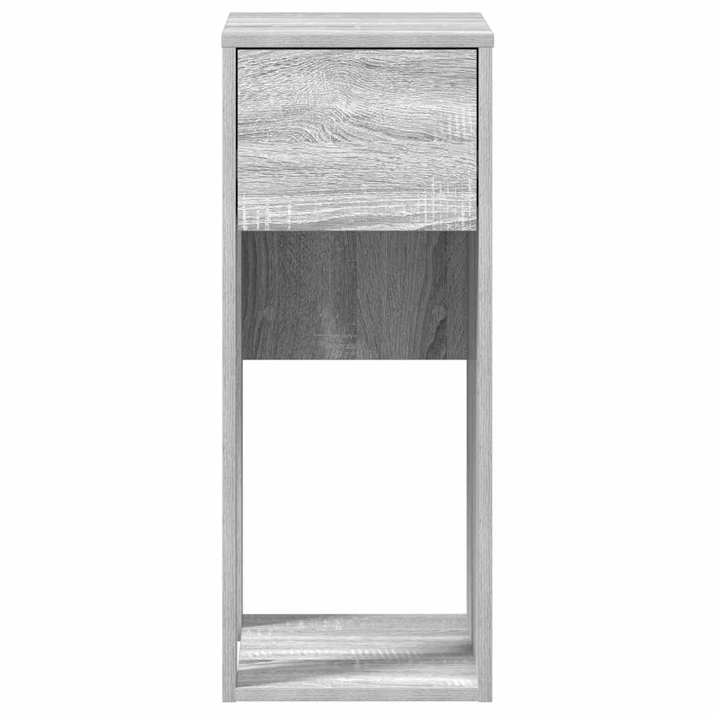 Support de tour d'ordinateur et tiroir sonoma gris 30x44x74 cm - XIOS
