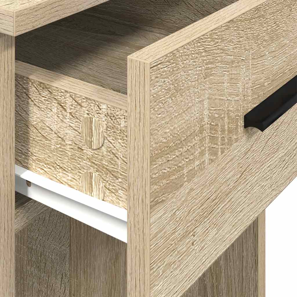 Support de tour d'ordinateur et tiroir chêne sonoma 35x45x77 cm - XIOS