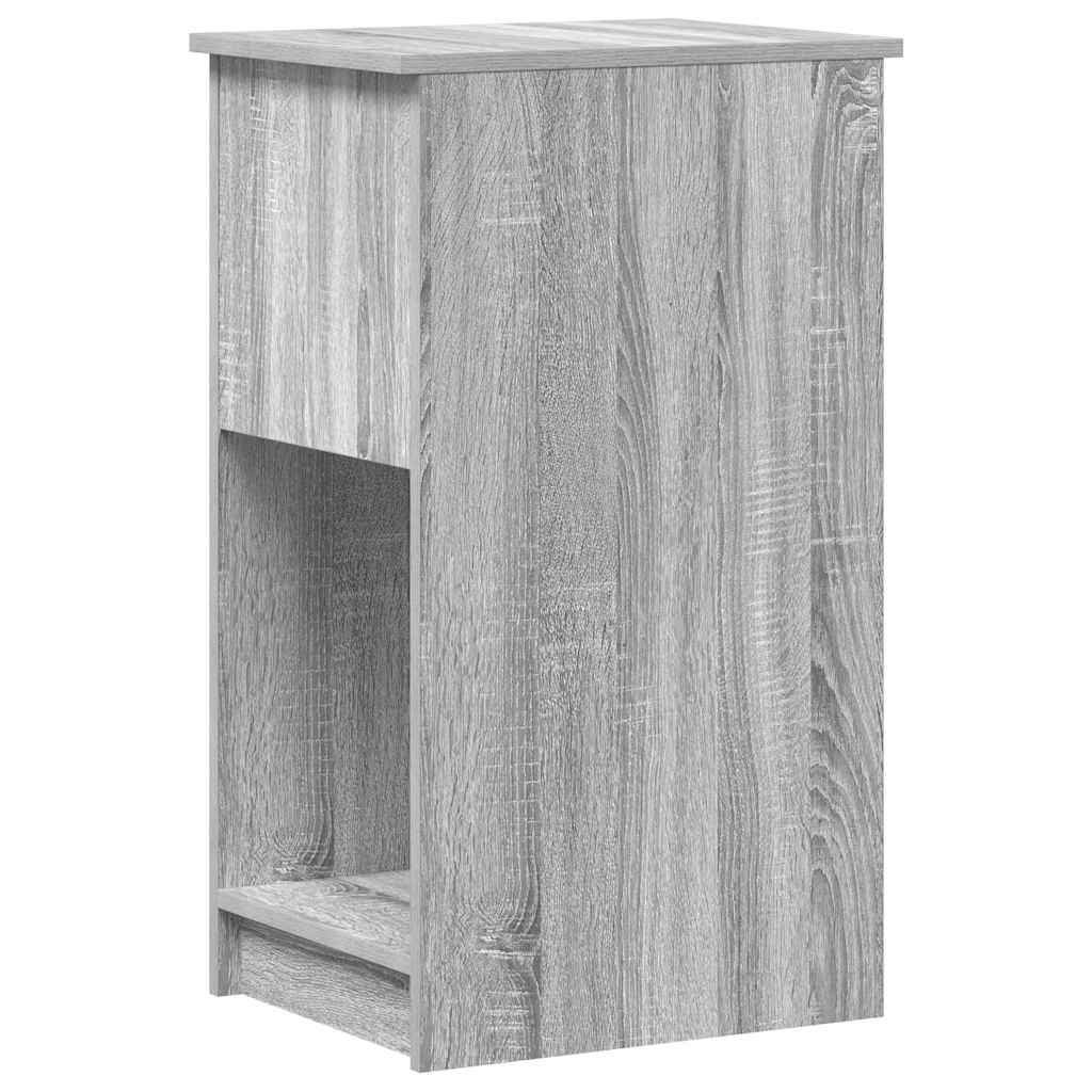 Support de tour d'ordinateur et tiroir sonoma gris 35x45x77 cm - XIOS