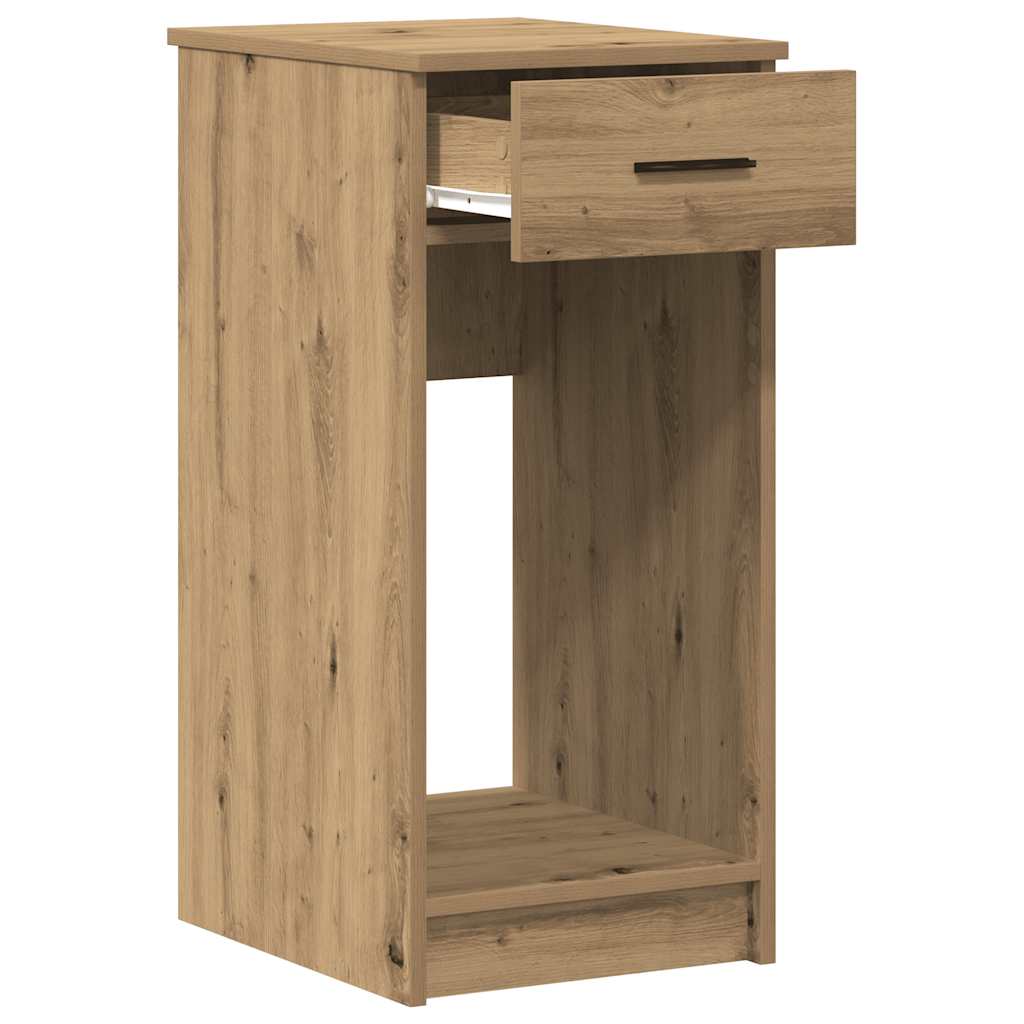 Support de tour d'ordinateur tiroir chêne artisanal 35x45x77 cm - XIOS