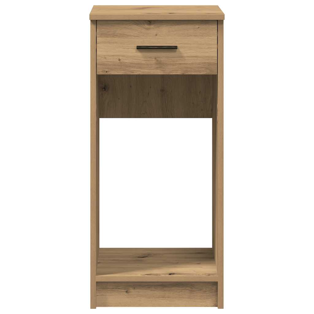Support de tour d'ordinateur tiroir chêne artisanal 35x45x77 cm - XIOS