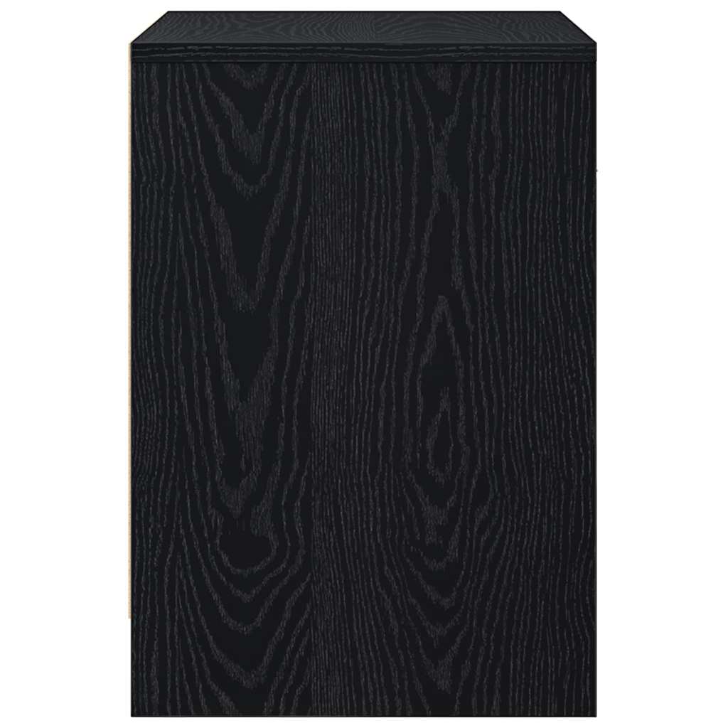 Tables de chevet 2 pcs avec tiroir Noir 40x34x50 cm - XIOS