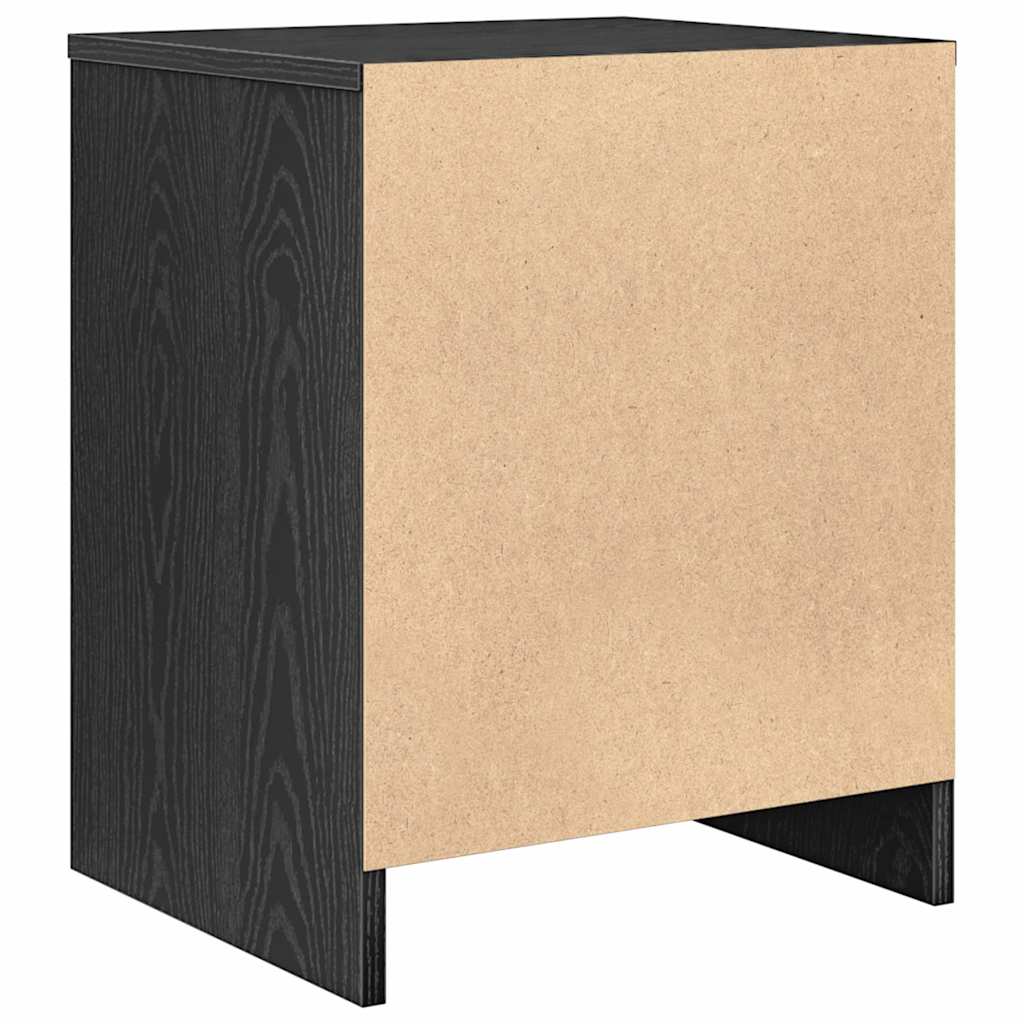 Tables de chevet 2 pcs avec tiroir Noir 40x34x50 cm - XIOS