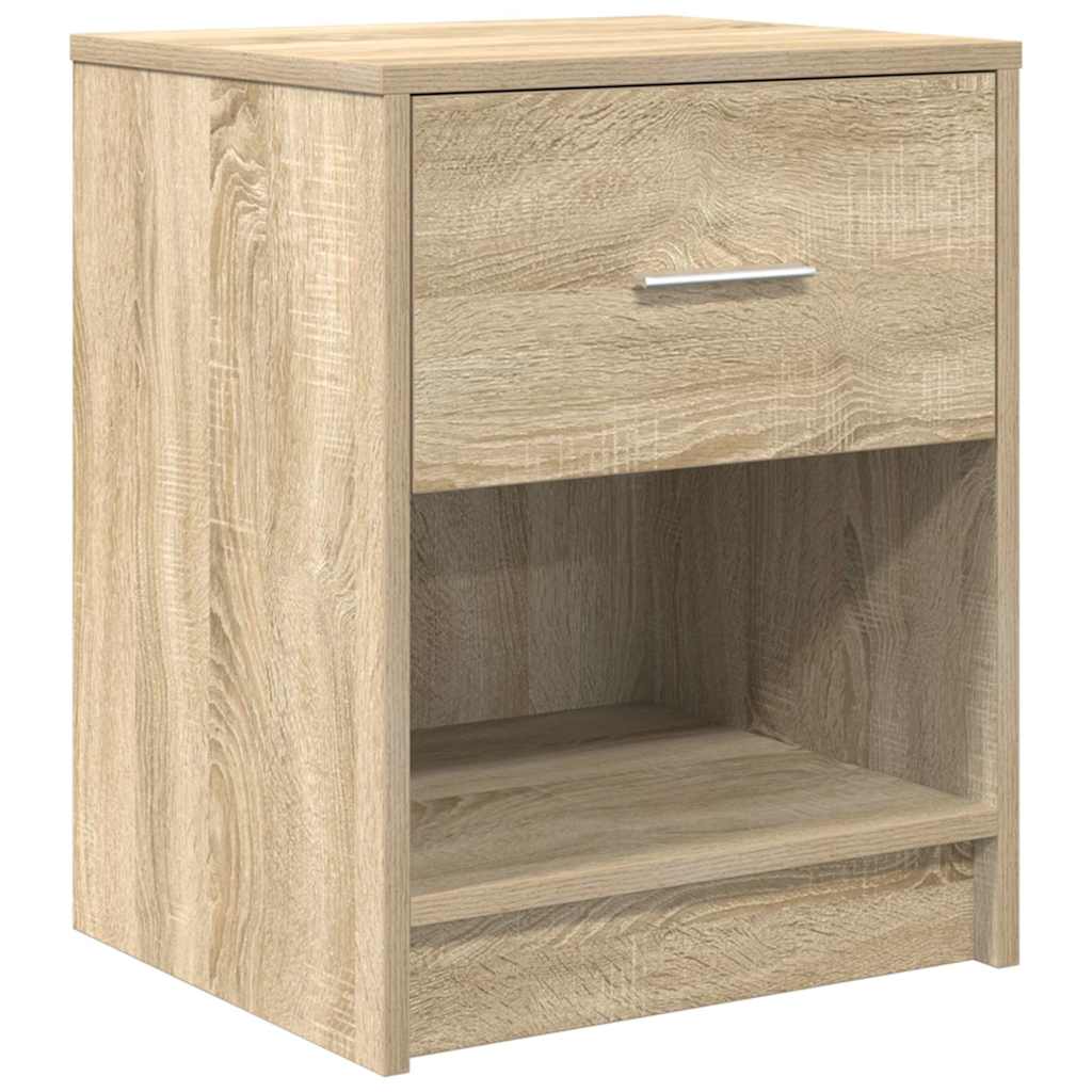 Tables de chevet 2 pcs avec tiroir Chêne Sonoma 40x34x50 cm - XIOS