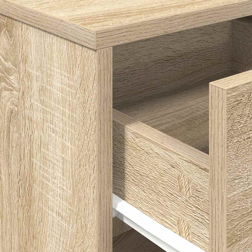 Tables de chevet 2 pcs avec tiroir Chêne Sonoma 40x34x50 cm - XIOS