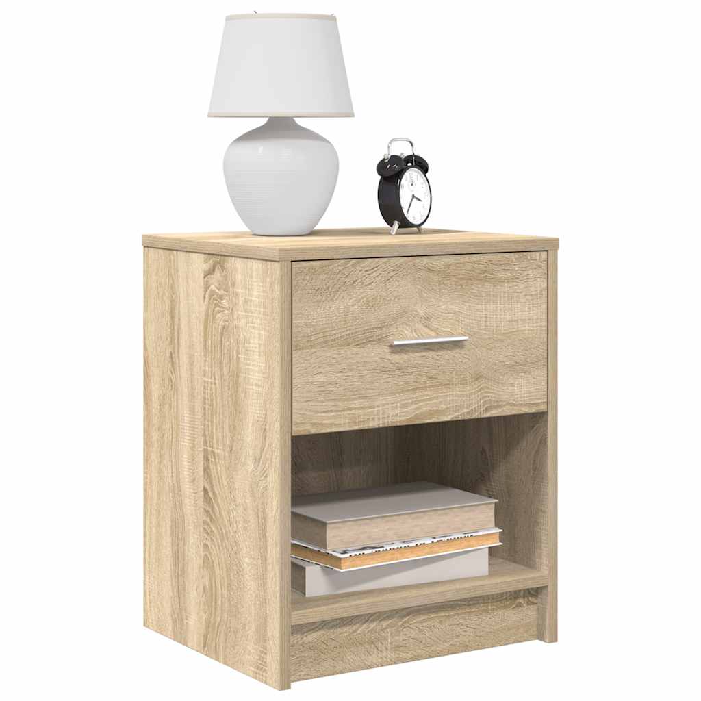 Tables de chevet 2 pcs avec tiroir Chêne Sonoma 40x34x50 cm - XIOS