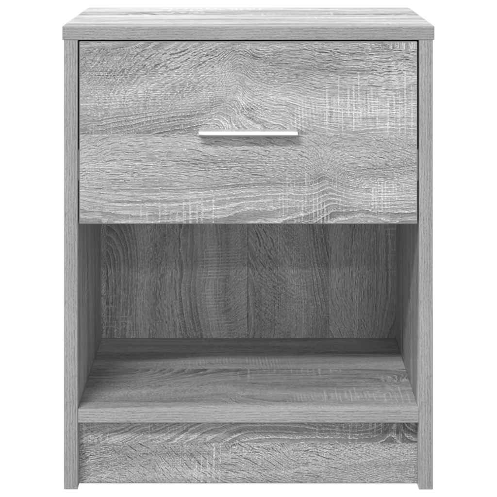 Tables de chevet 2 pcs avec tiroir Gris Sonoma 40x34x50 cm - XIOS