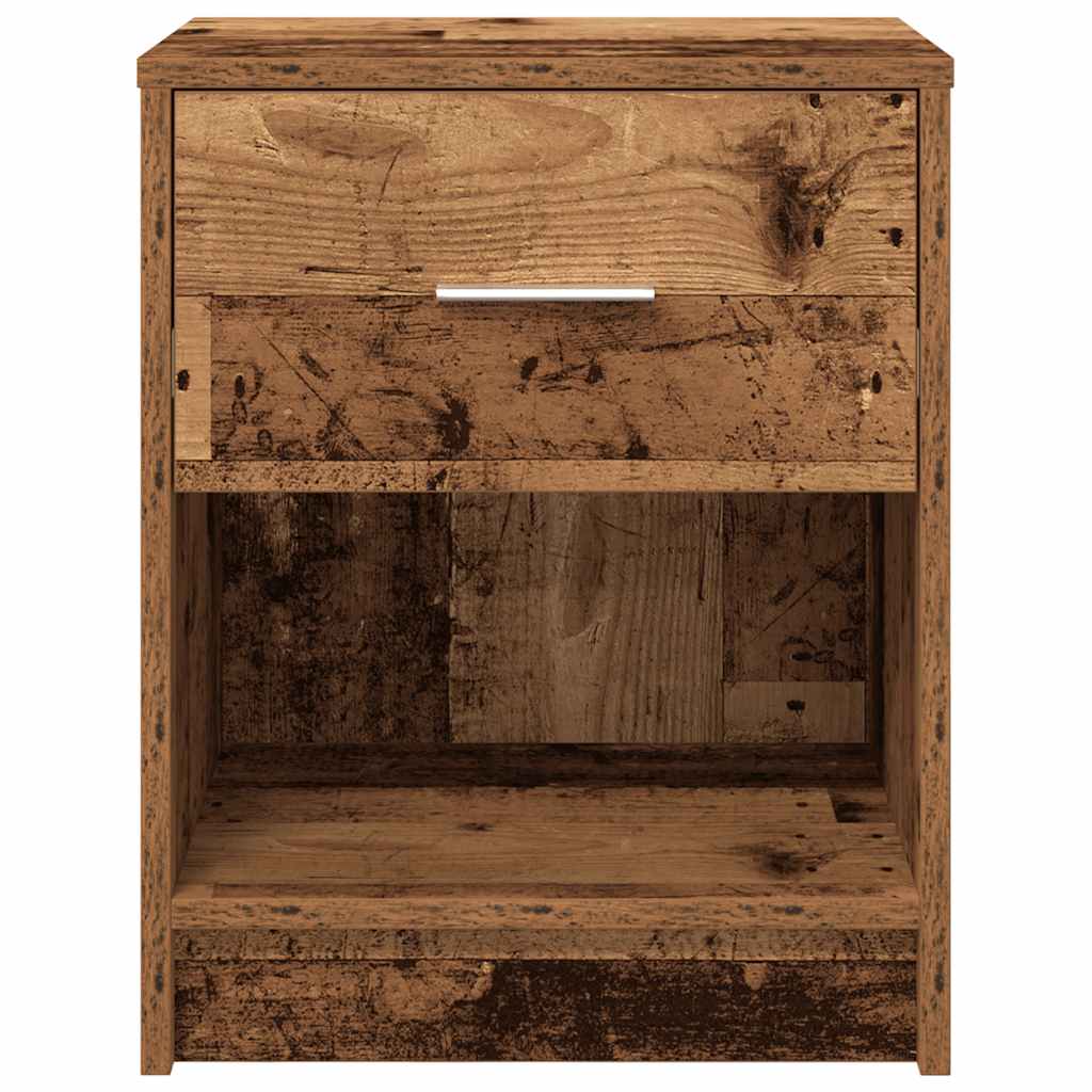 Tables de chevet 2 pcs avec tiroir bois ancien 40 x 34 x 50 cm - XIOS