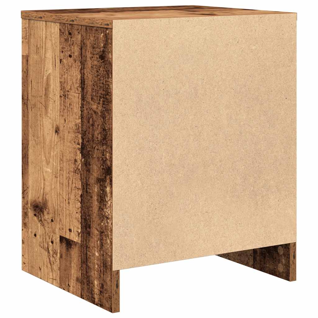 Tables de chevet 2 pcs avec tiroir bois ancien 40 x 34 x 50 cm - XIOS