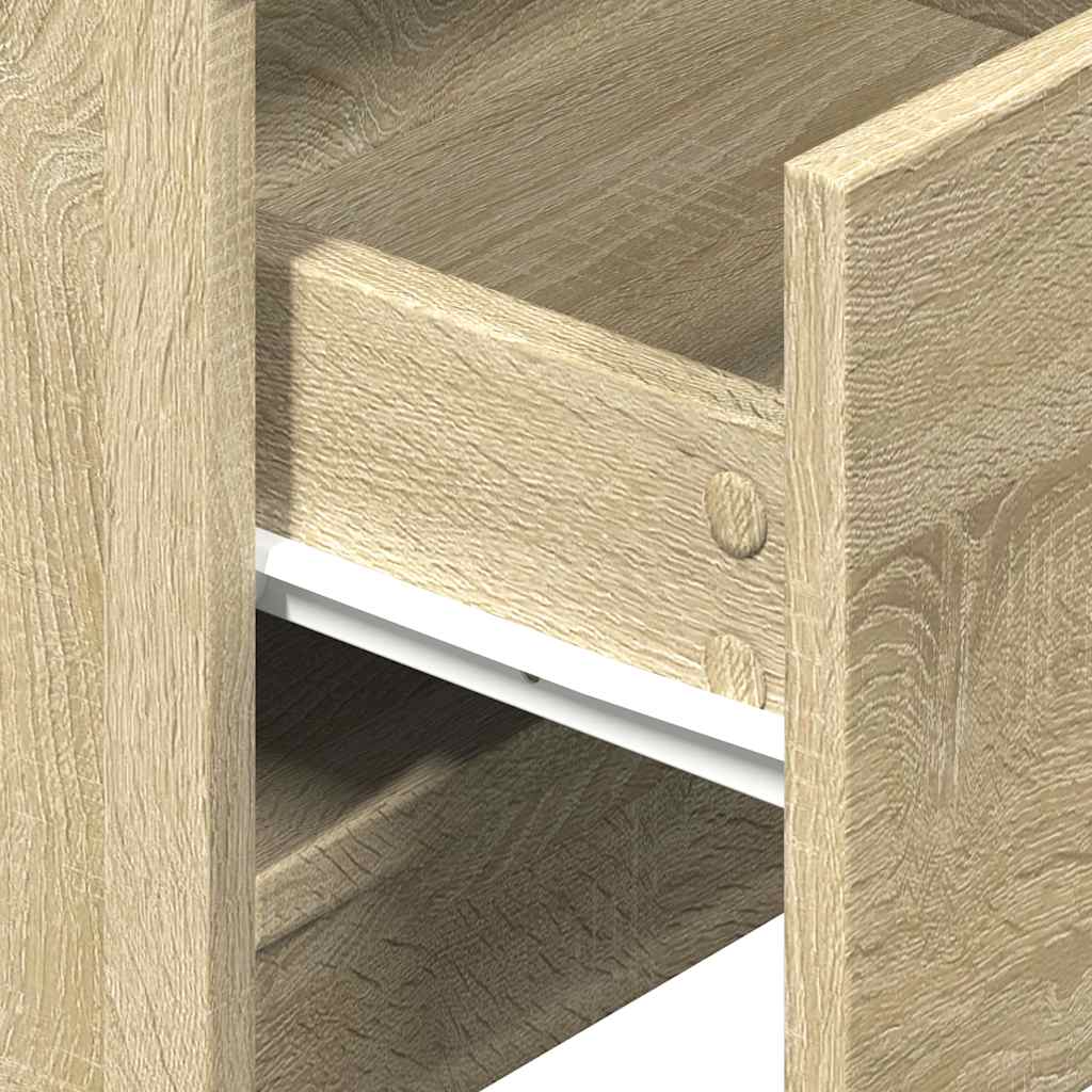 Tables de chevet 2 pcs avec 2 tiroirs Chêne Sonoma 40x36x50 cm - XIOS