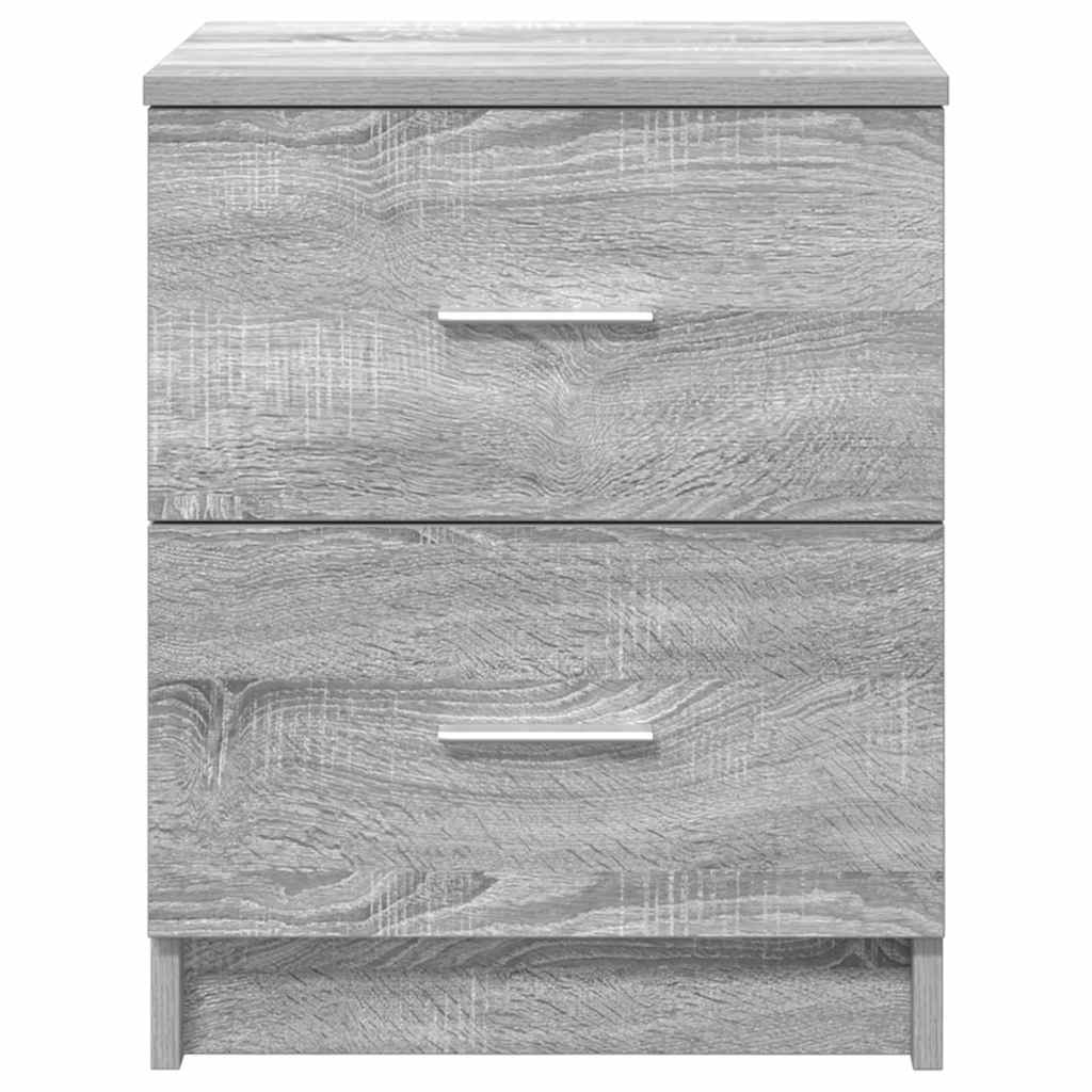 Tables de chevet 2 pcs avec 2 tiroirs Gris Sonoma 40x36x50 cm - XIOS