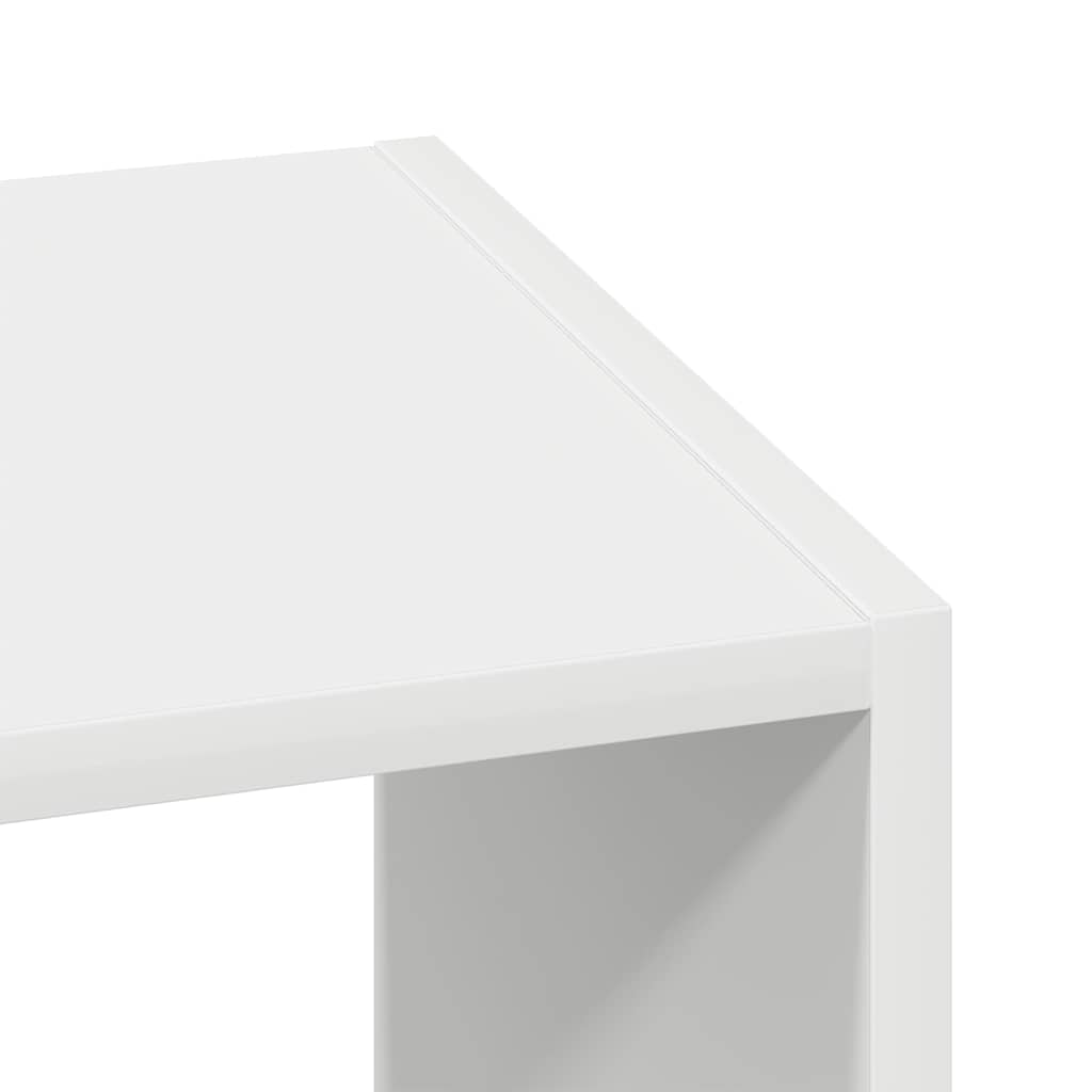 Bibliothèques 2 pcs empilable blanc 30x30x80 cm bois ingénierie - XIOS
