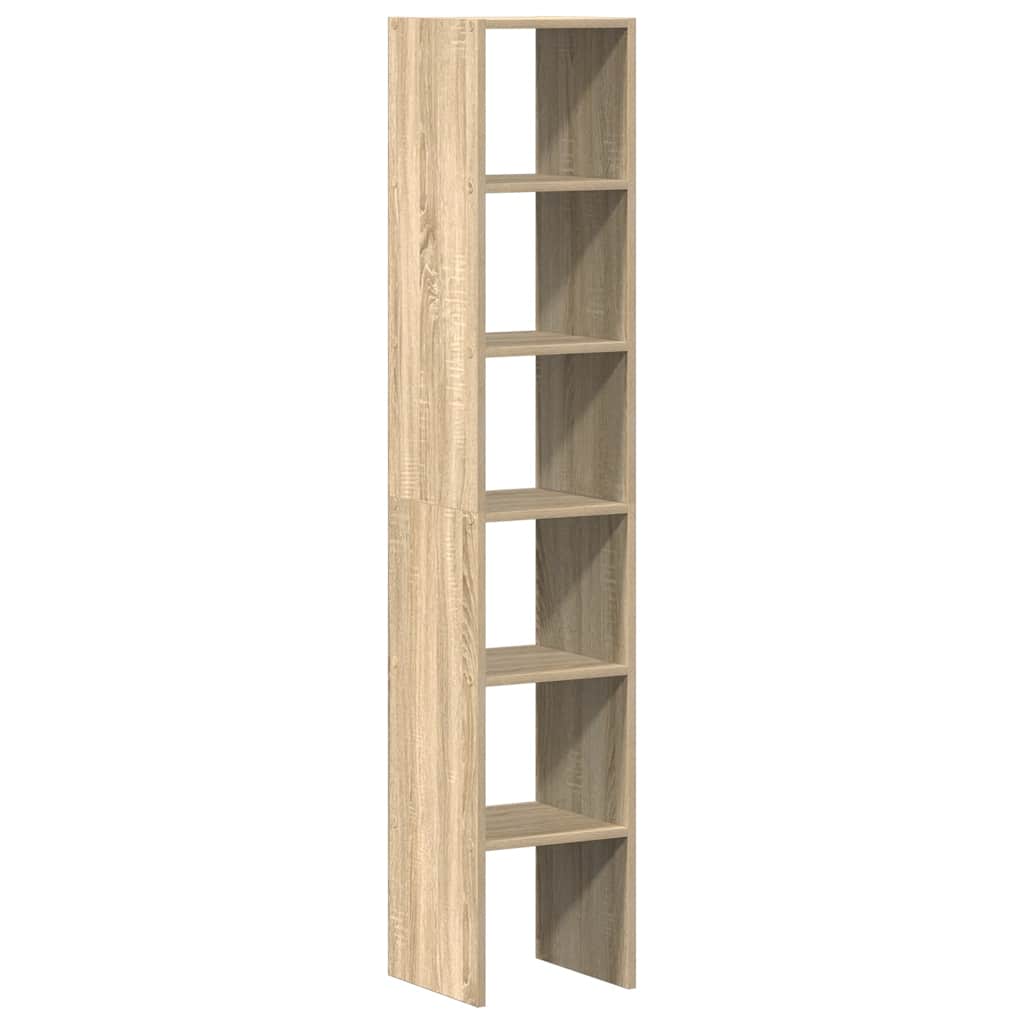 Bibliothèques 2 pcs empilable chêne sonoma bois d'ingénierie - XIOS