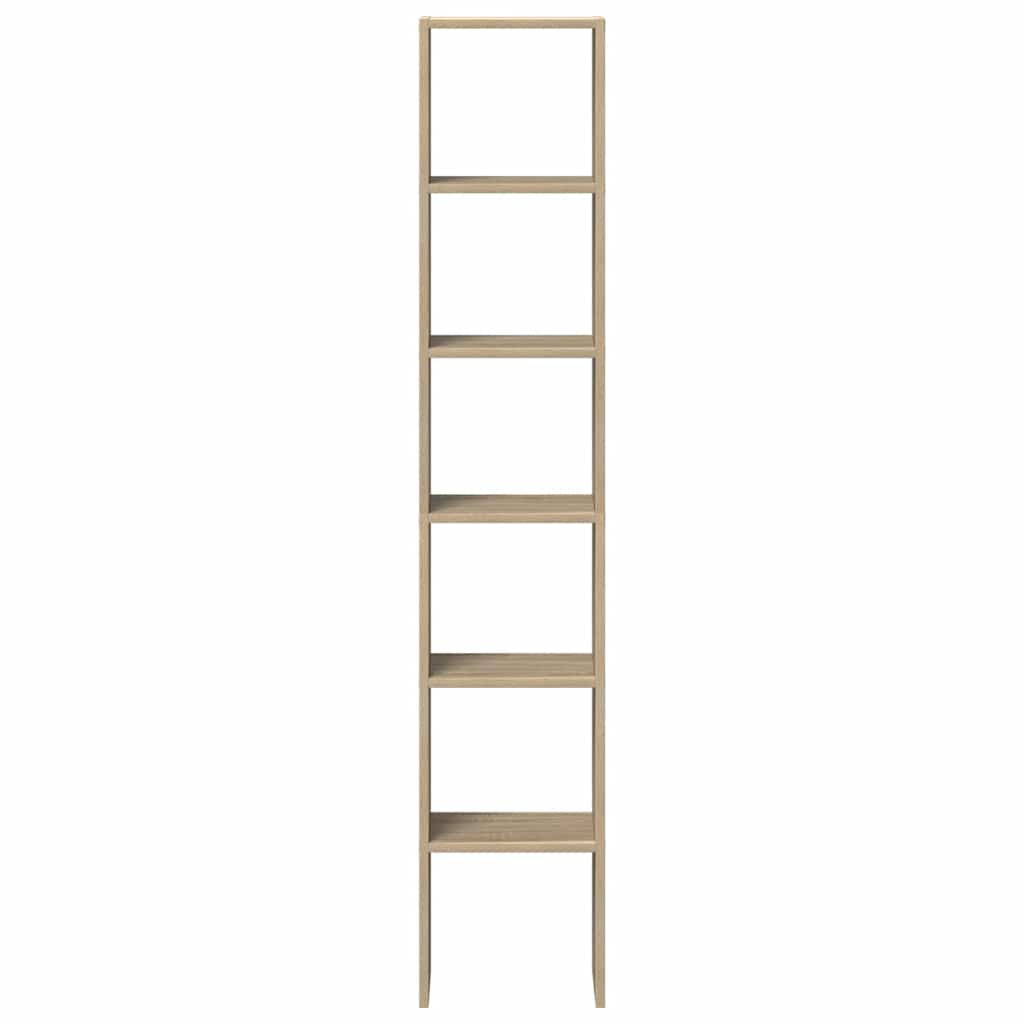 Bibliothèques 2 pcs empilable chêne sonoma bois d'ingénierie - XIOS