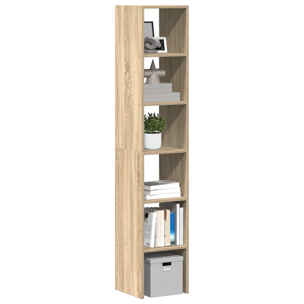 Bibliothèques 2 pcs empilable chêne sonoma bois d'ingénierie - XIOS