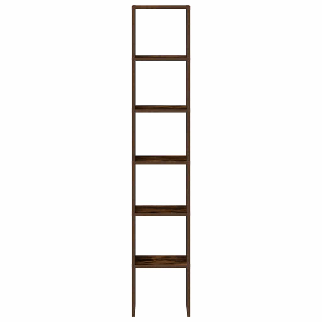 Bibliothèques 2 pcs empilable chêne fumé bois d'ingénierie - XIOS
