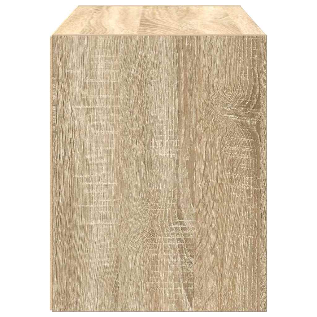 Armoire avec 2 tiroirs chêne sonoma 60x31x40 cm bois ingénierie - XIOS
