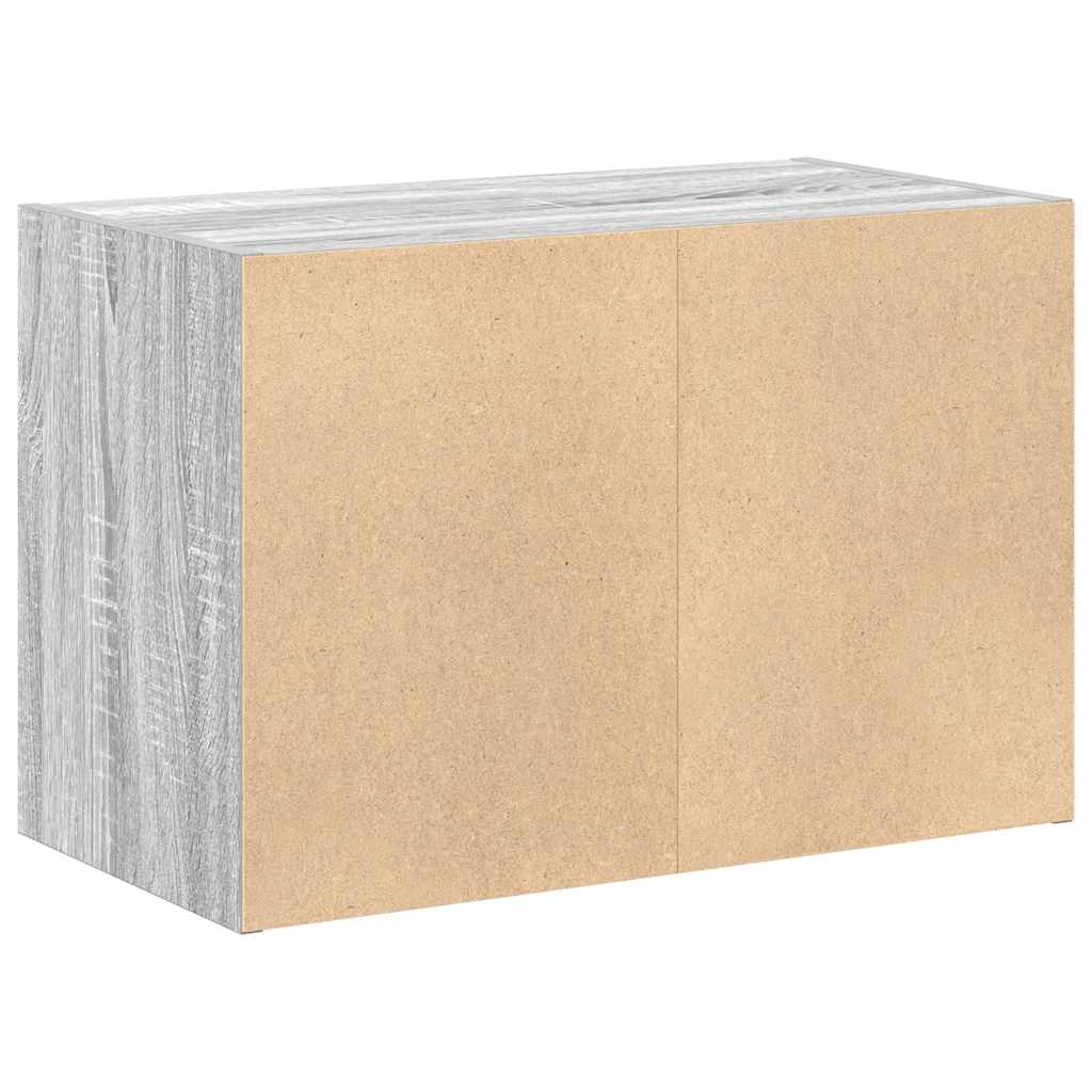 Armoire avec 2 tiroirs sonoma gris 60x31x40cm bois d'ingénierie - XIOS