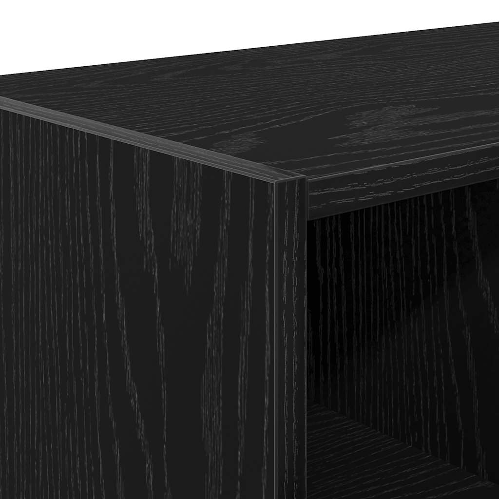 Étagères à chaussures empilables en chêne noir 89,5 x 30 x 40cm - XIOS