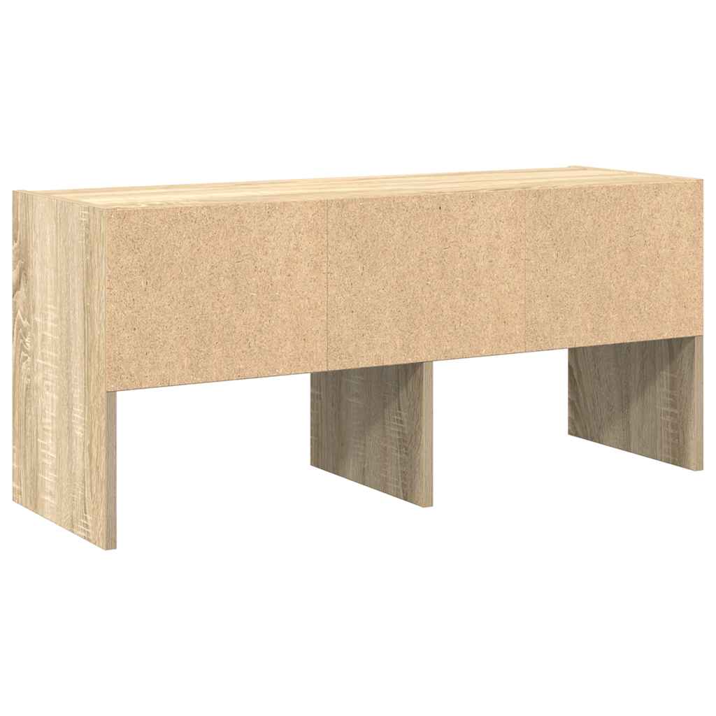Étagère à chaussures empilable chêne sonoma 89,5x30x40 cm - XIOS