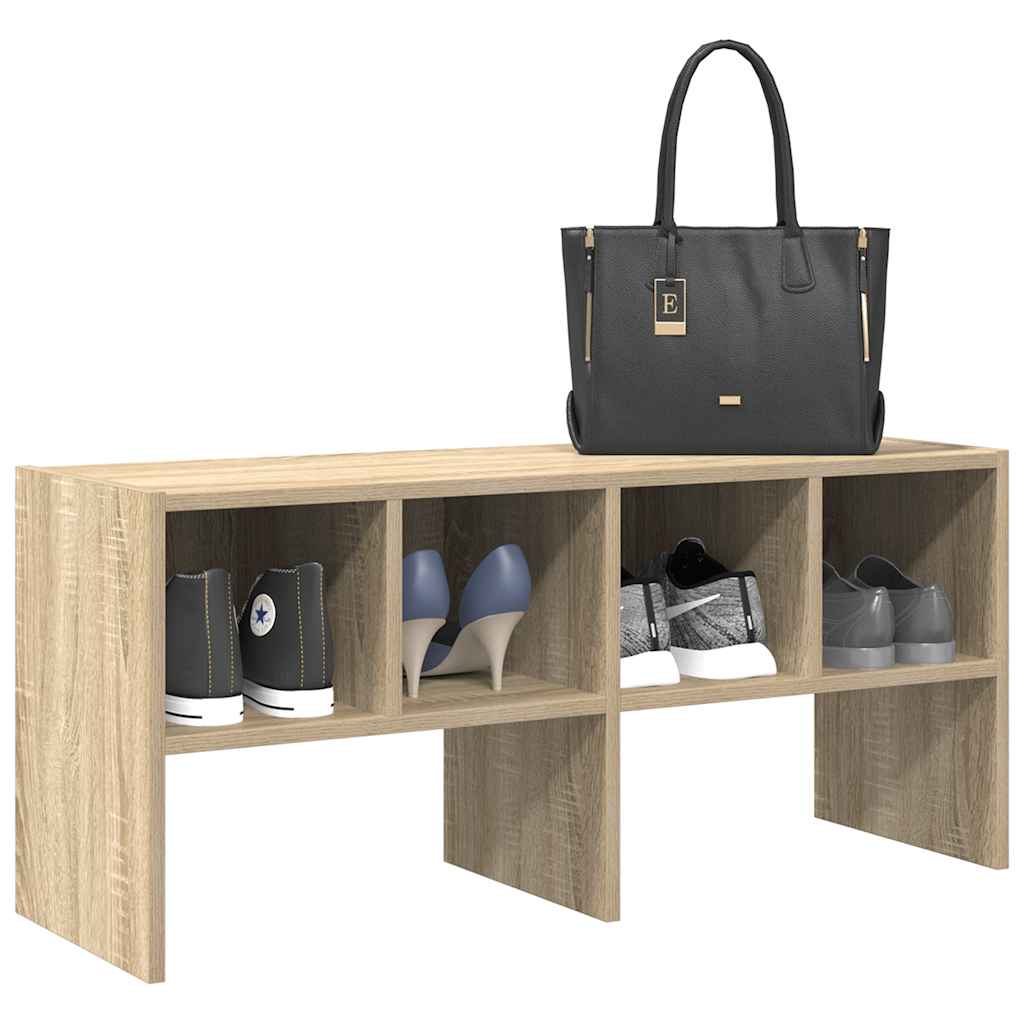 Étagère à chaussures empilable chêne sonoma 89,5x30x40 cm - XIOS