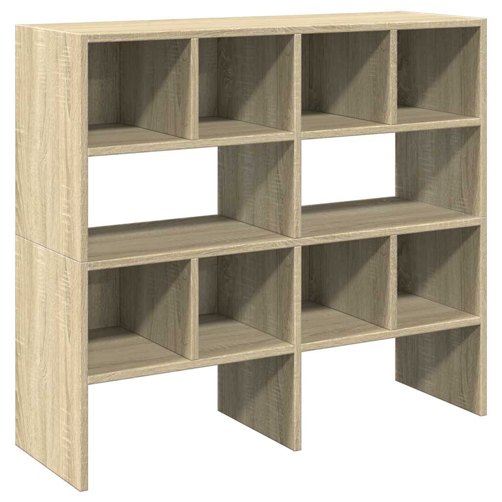 Étagères à chaussures 2 pcs empilable chêne sonoma 89,5x30x40cm - XIOS