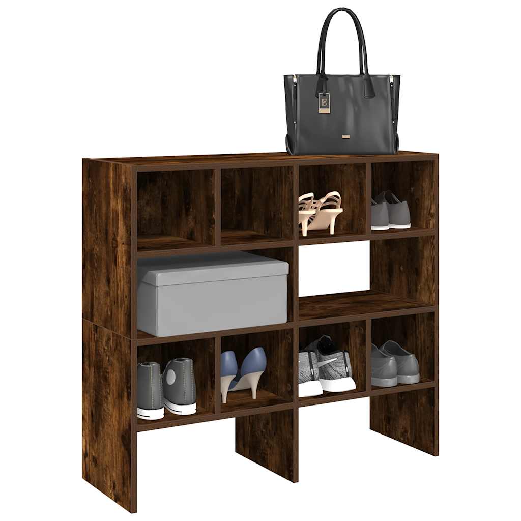 Étagères à chaussures 2 pcs empilable chêne fumé 89,5x30x40 cm - XIOS