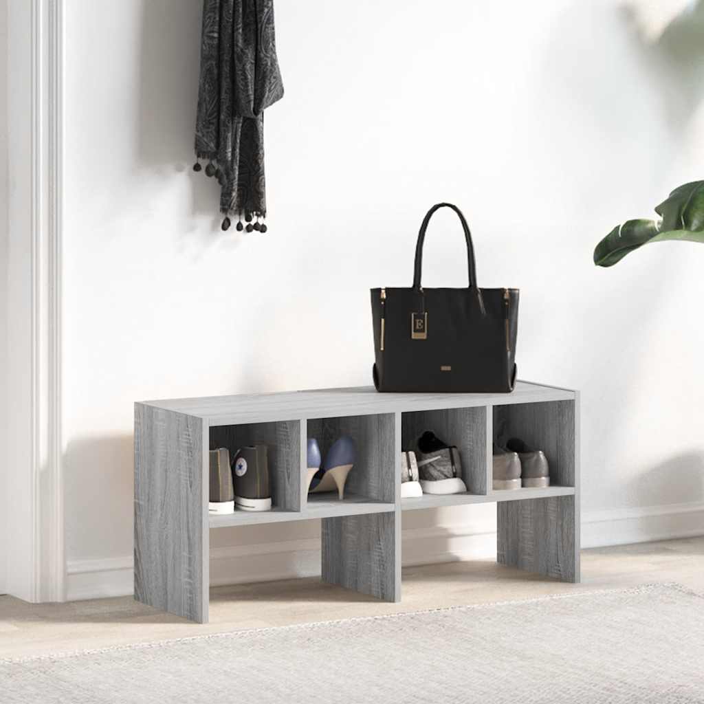 Étagère à chaussures empilable sonoma gris 89,5x30x40 cm - XIOS