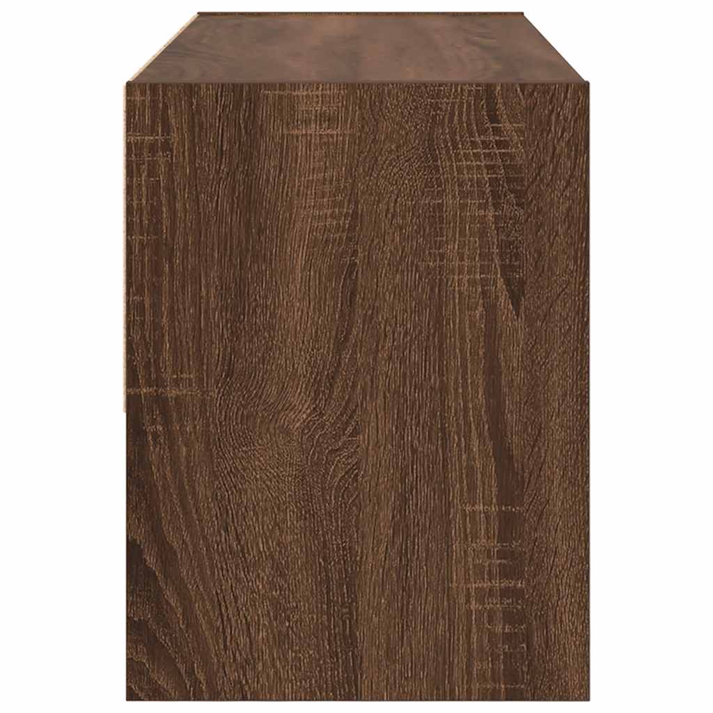 Étagère à chaussures empilable chêne marron 89,5x30x40 cm - XIOS