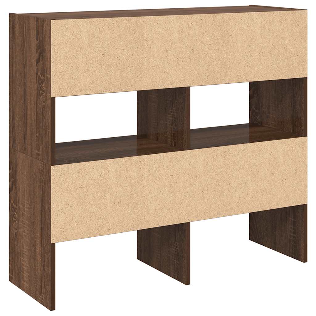 Étagères à chaussures 2 pcs empilable chêne marron 89,5x30x40cm - XIOS