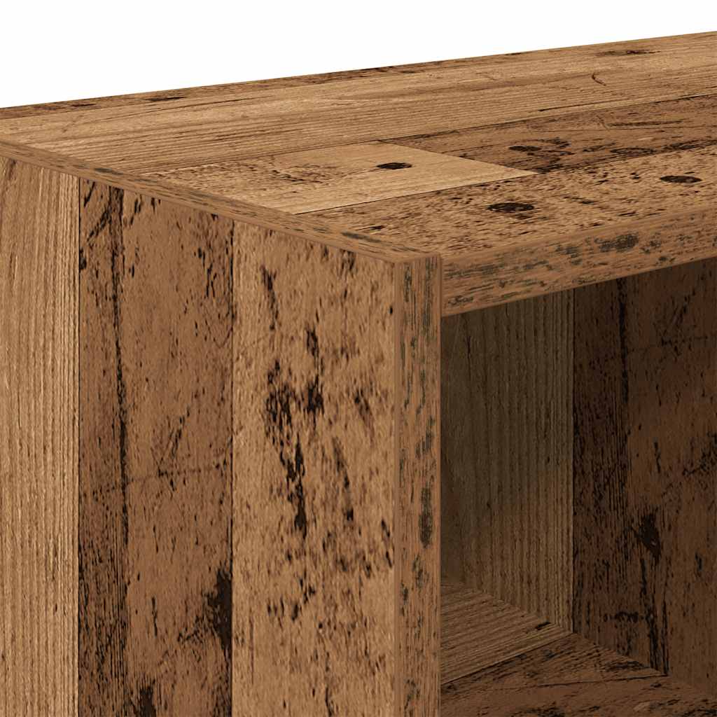 Étagères à chaussures empilables 2 pcs vieux bois 89,5x30x40 cm - XIOS