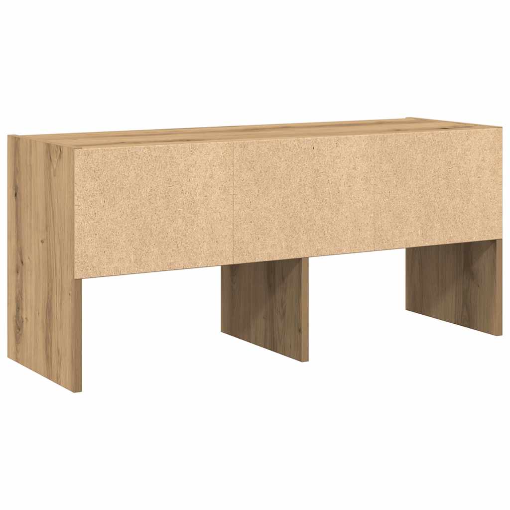 Étagère à chaussures empilable chêne artisanal 89,5x30x40 cm - XIOS
