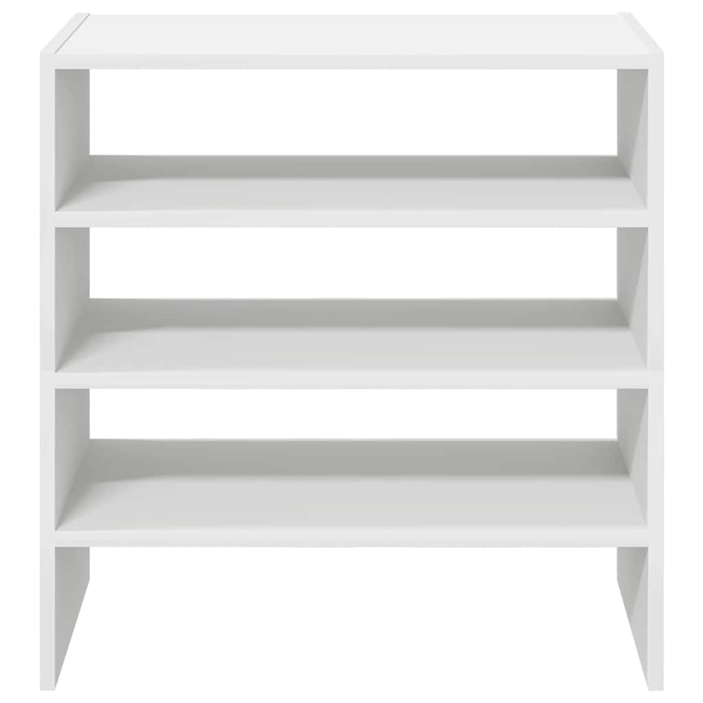 Étagères à chaussures 2 pcs empilable blanc 60x30x30,5 cm - XIOS