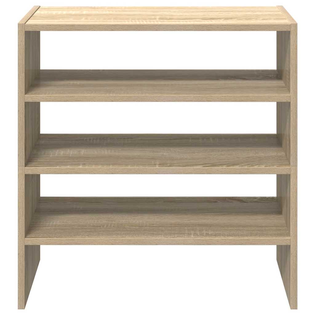 Étagères à chaussures 2 pcs empilable chêne sonoma 60x30x30,5cm - XIOS