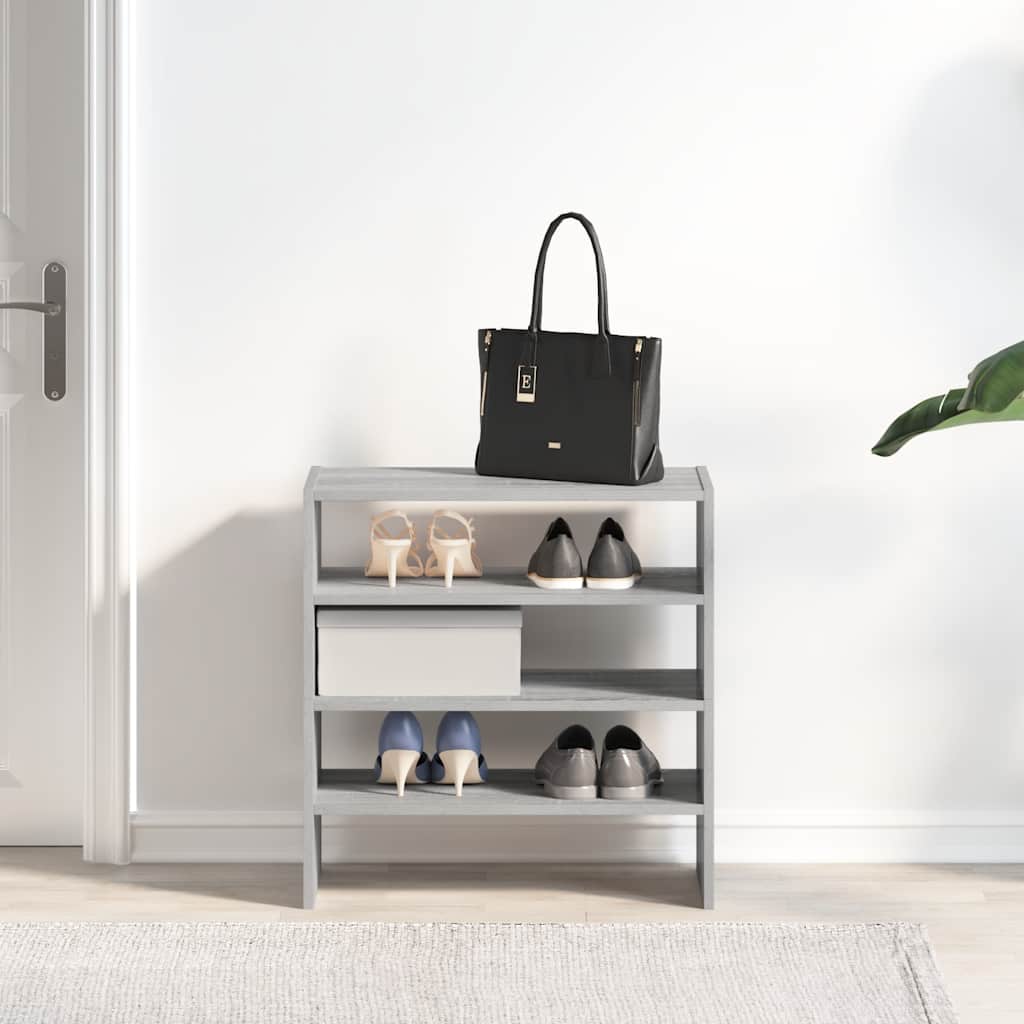 Étagères à chaussures 2 pcs empilable sonoma gris 60x30x30,5 cm - XIOS