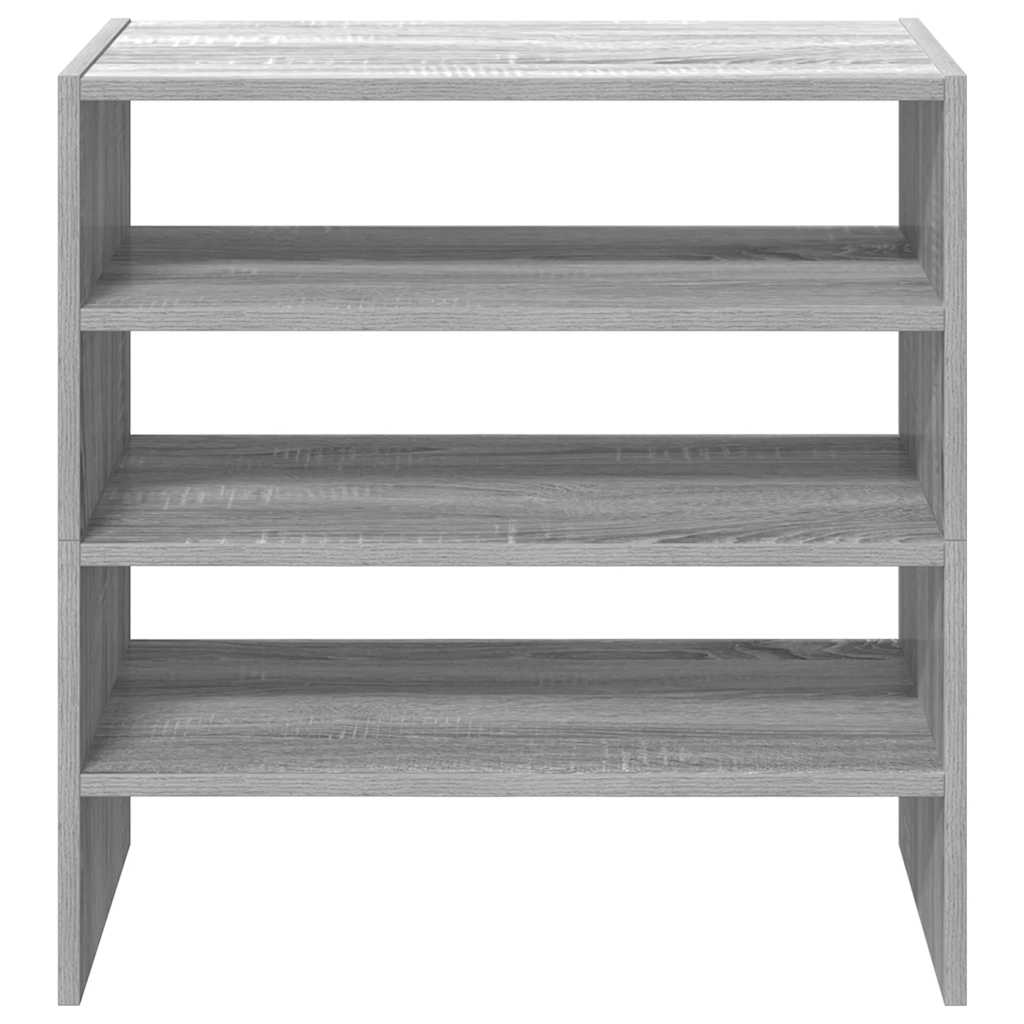 Étagères à chaussures 2 pcs empilable sonoma gris 60x30x30,5 cm - XIOS