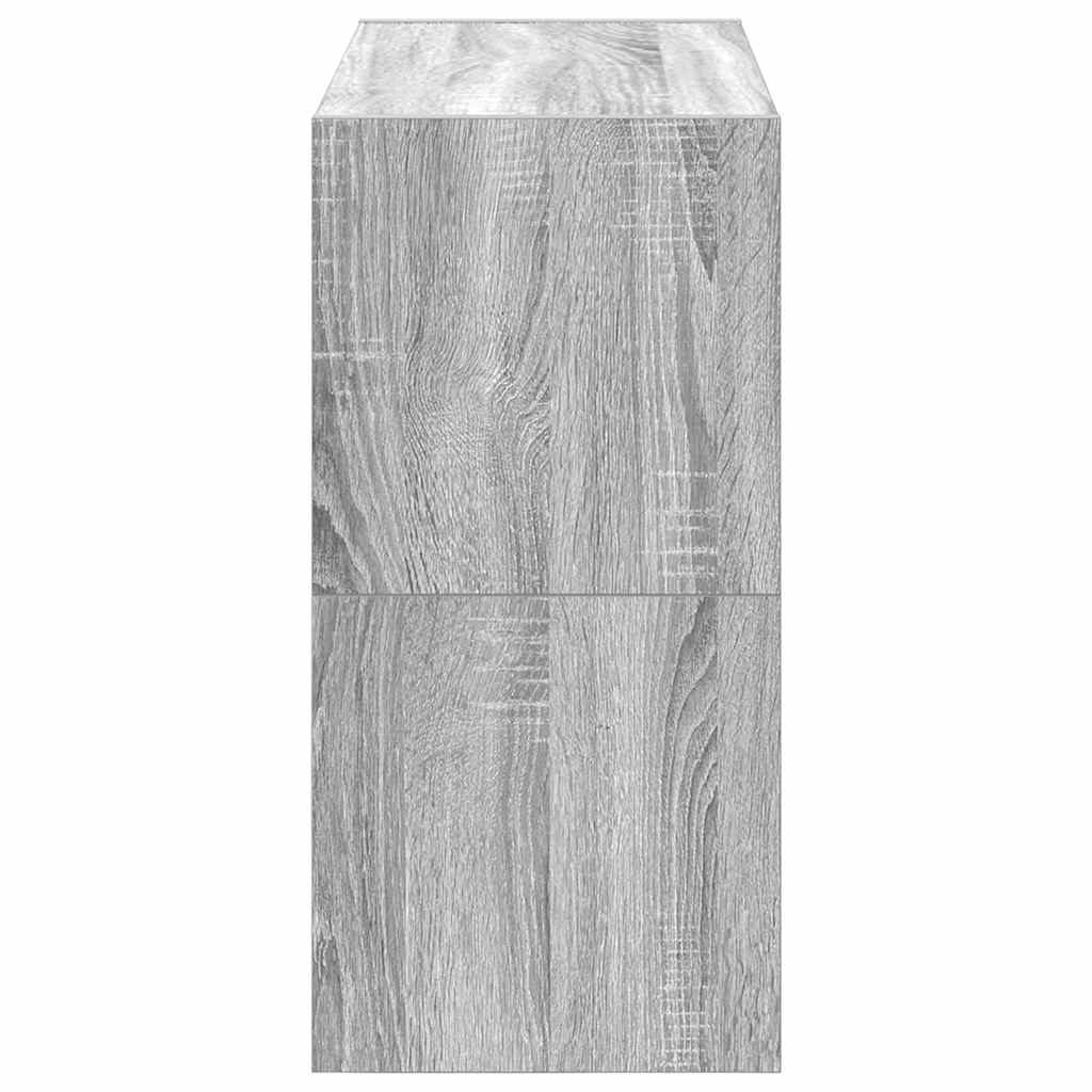 Étagères à chaussures 2 pcs empilable sonoma gris 60x30x30,5 cm - XIOS