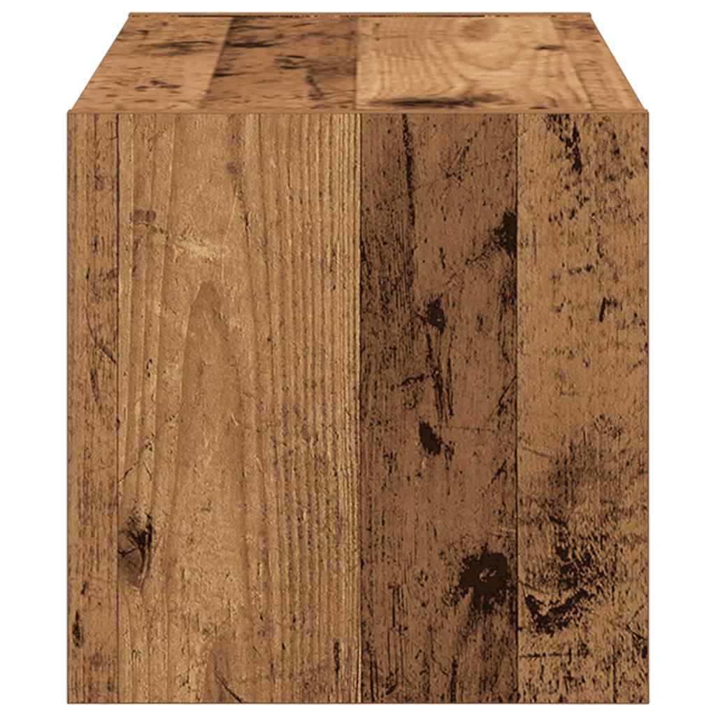 Étagère à chaussures empilable vieux bois 60x30x30,5 cm - XIOS
