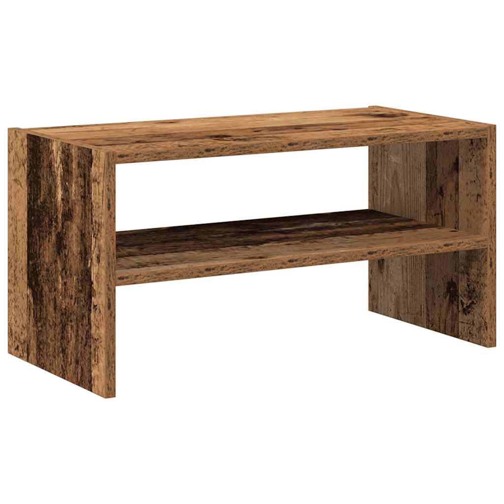 Étagère à chaussures empilable vieux bois 60x30x30,5 cm - XIOS