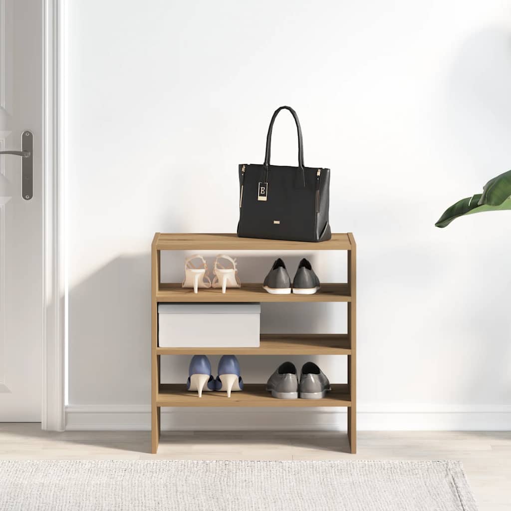Étagères à chaussures 2 pcs empilable chêne artisanal - XIOS