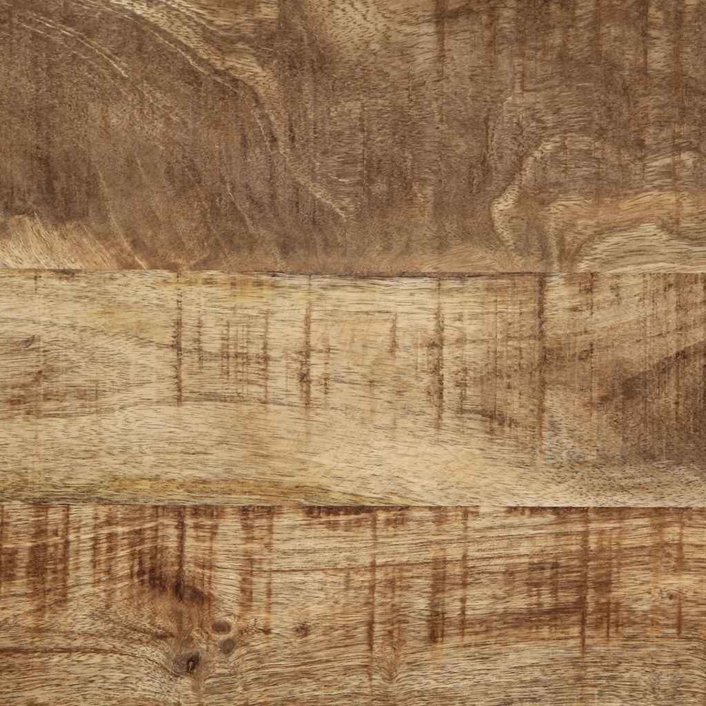 Table basse 50x50x38 cm bois de manguier massif brut - XIOS